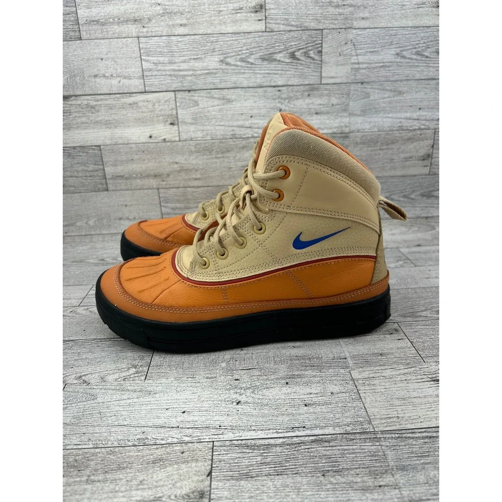 Nike ACG Woodside 2 High Sesame‎ Vivid Orange Boots 524872-201 Youth 4Y